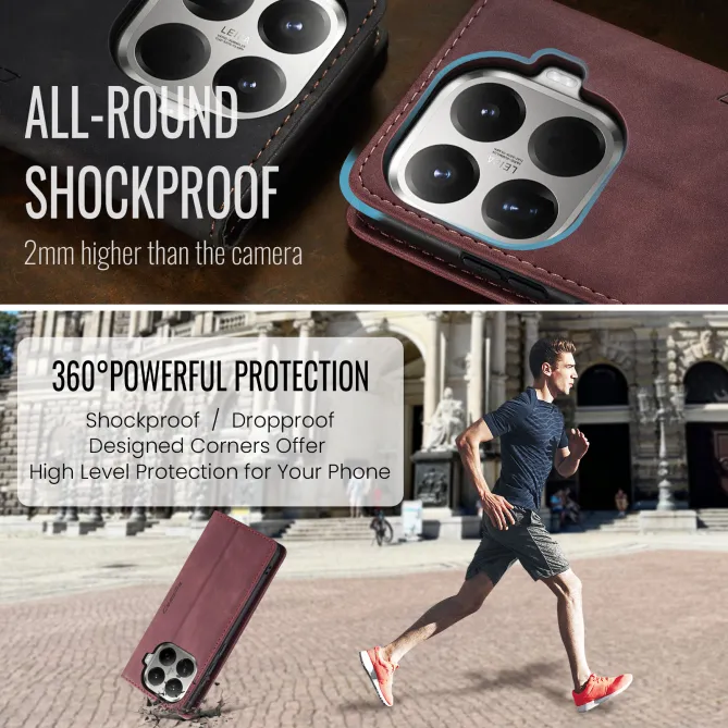 Housse Xiaomi 17T Pro Effet Cuir Rétro Suédé