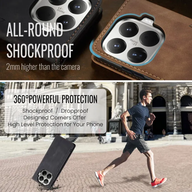 Housse Xiaomi 17T Pro Effet Cuir Rétro Suédé
