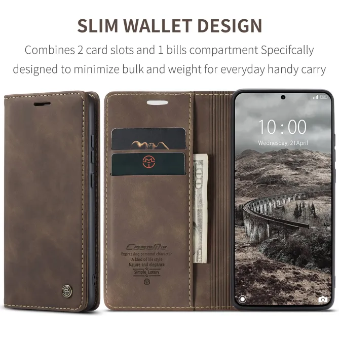Housse Xiaomi 17T Pro Effet Cuir Rétro Suédé