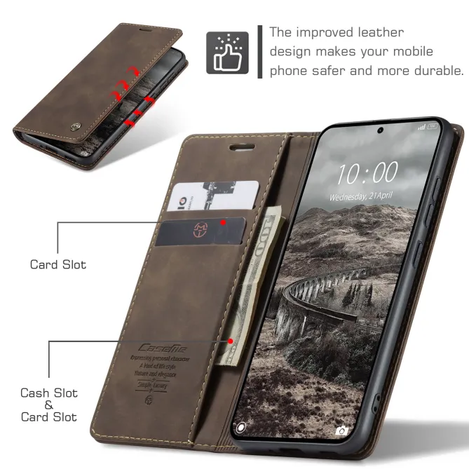 Housse Xiaomi 17T Pro Effet Cuir Rétro Suédé