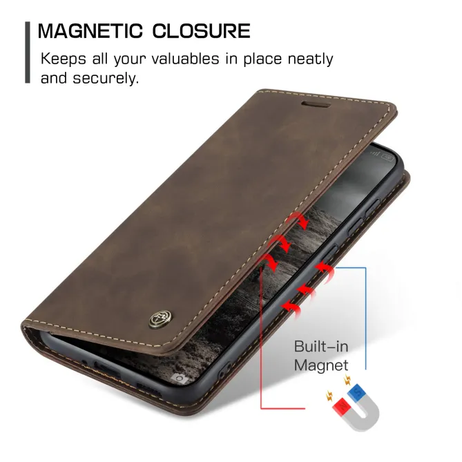 Housse Xiaomi 17T Pro Effet Cuir Rétro Suédé