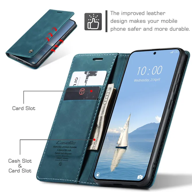Housse Xiaomi 17T Pro Effet Cuir Rétro Suédé