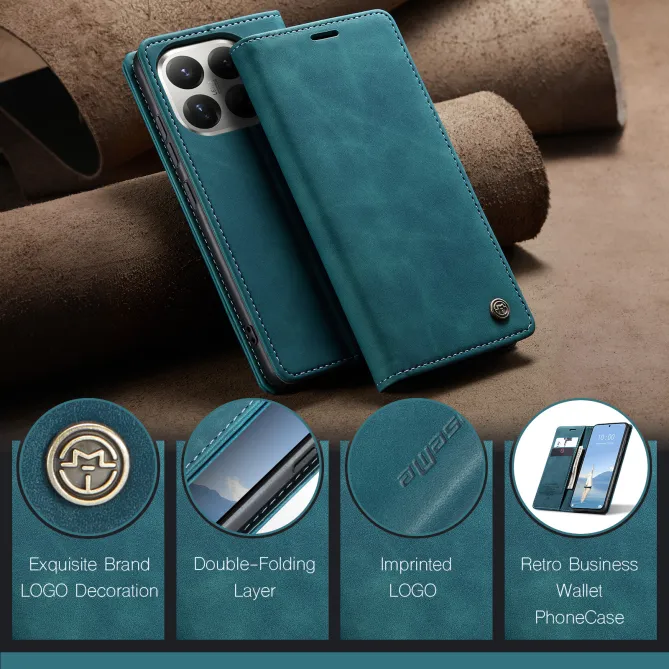 Housse Xiaomi 17T Pro Effet Cuir Rétro Suédé