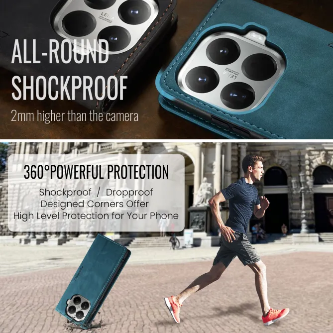 Housse Xiaomi 17T Pro Effet Cuir Rétro Suédé