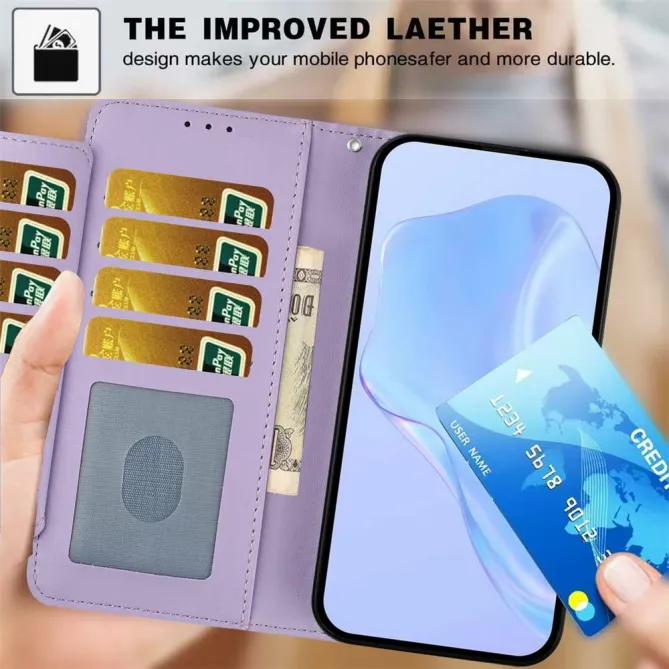 Housse Xiaomi 17T Pro Portefeuille Multi-Cartes Dragonne