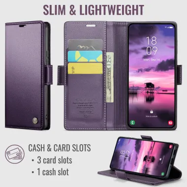 Housse Xiaomi 17T Pro CaseMe RFID Double Aimant