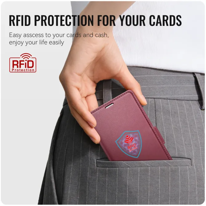 Housse Xiaomi 17T Pro CaseMe RFID Double Aimant