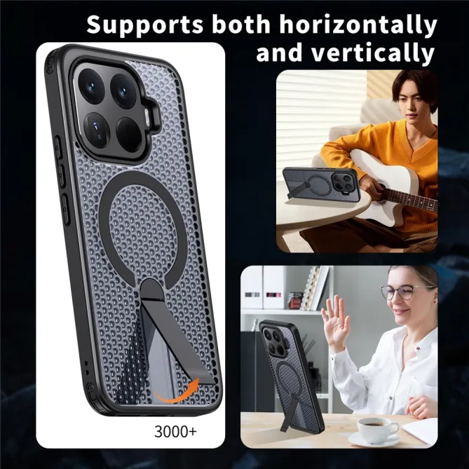 Coque Xiaomi 17T Pro Magnétique Béquille Grille Ventilée