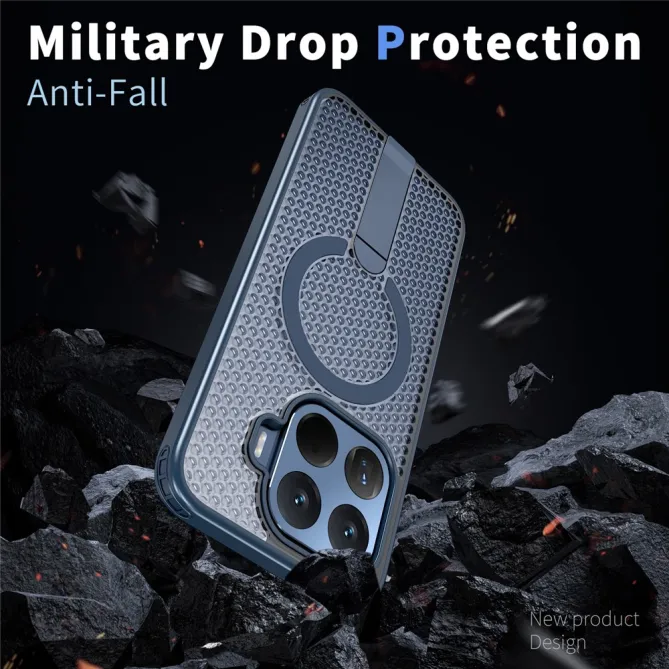 Coque Xiaomi 17T Pro Magnétique Béquille Grille Ventilée