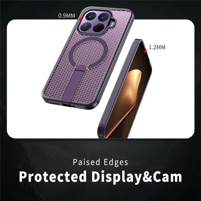Coque Xiaomi 17T Pro Magnétique Béquille Grille Ventilée