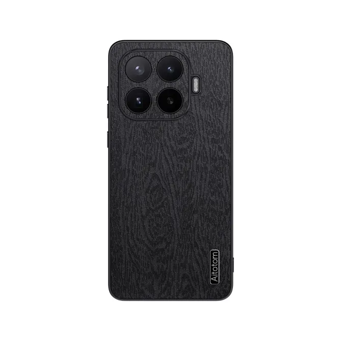 Coque Xiaomi 17T Pro effet bois simili cuir