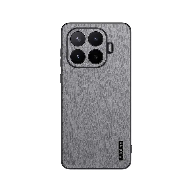 Coque Xiaomi 17T Pro effet bois simili cuir