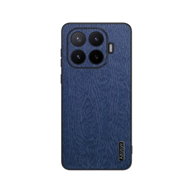 Coque Xiaomi 17T Pro effet bois simili cuir