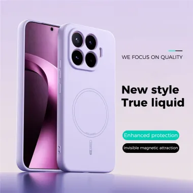 Coque Xiaomi 17T Pro Silicone Liquide Magnétique