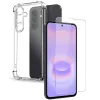 Coque Samsung Galaxy A27 Antichoc Transparente avec Verre Trempé