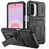 Coque Samsung Galaxy A27 Antichoc Volet Caméra et Béquille Verticale