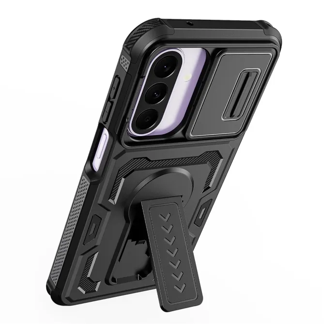 Coque Samsung Galaxy A27 Antichoc Volet Caméra et Béquille Verticale