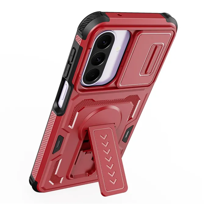 Coque Samsung Galaxy A27 Antichoc Volet Caméra et Béquille Verticale