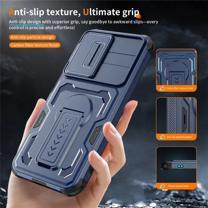 Coque Samsung Galaxy A27 Antichoc Volet Caméra et Béquille Verticale