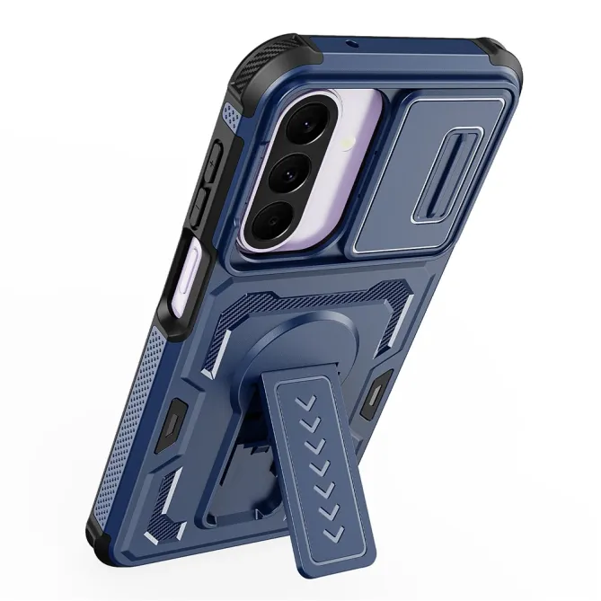 Coque Samsung Galaxy A27 Antichoc Volet Caméra et Béquille Verticale