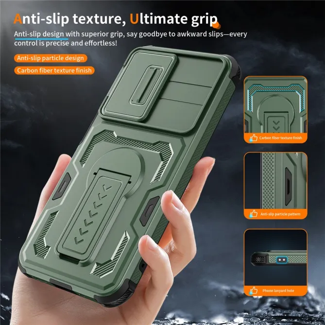 Coque Samsung Galaxy A27 Antichoc Volet Caméra et Béquille Verticale
