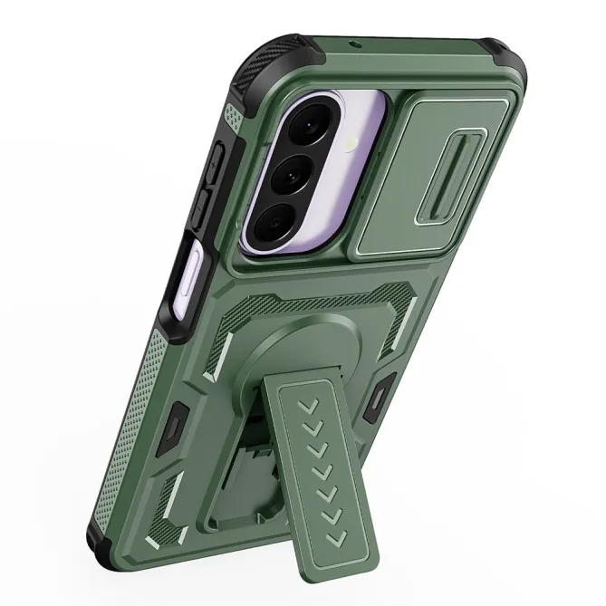 Coque Samsung Galaxy A27 Antichoc Volet Caméra et Béquille Verticale