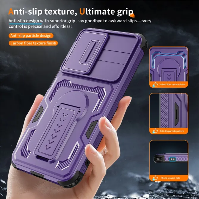 Coque Samsung Galaxy A27 Antichoc Volet Caméra et Béquille Verticale