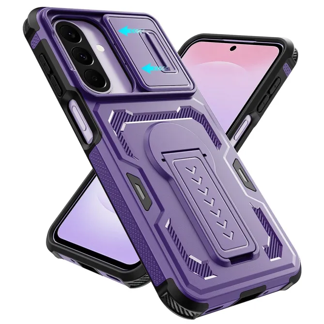 Coque Samsung Galaxy A27 Antichoc Volet Caméra et Béquille Verticale