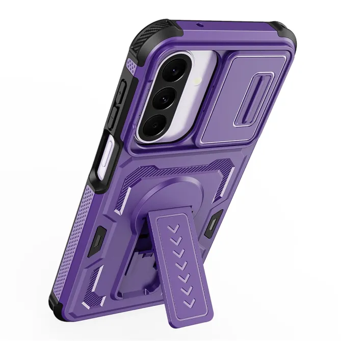 Coque Samsung Galaxy A27 Antichoc Volet Caméra et Béquille Verticale