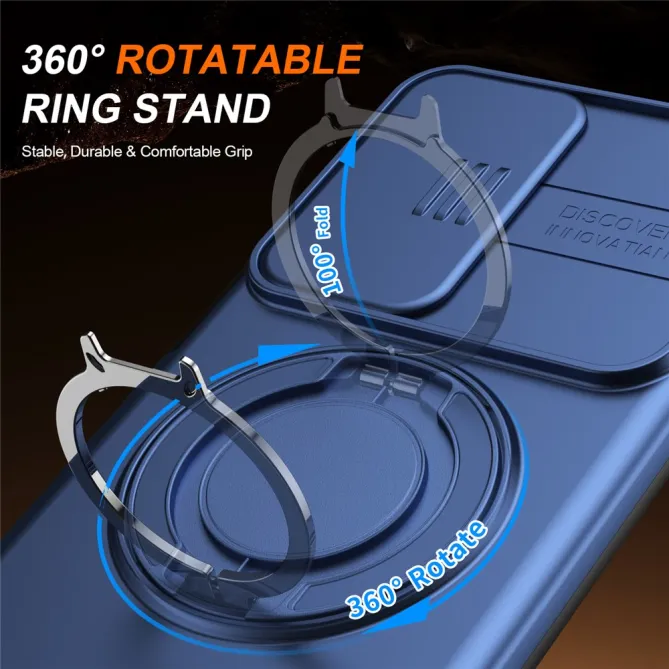 Coque Samsung Galaxy A27 Magnétique Anneau et Volet Caméra Finition Mate