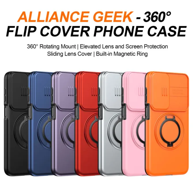 Coque Samsung Galaxy A27 Magnétique Anneau et Volet Caméra Finition Mate