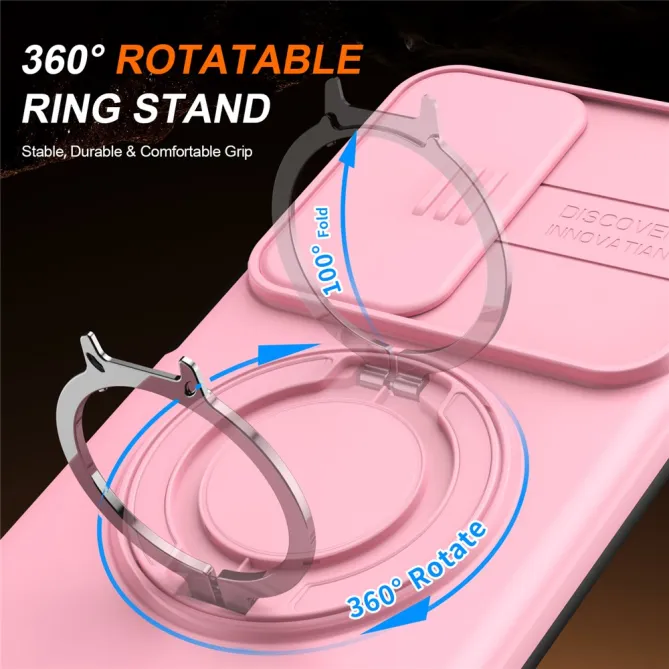 Coque Samsung Galaxy A27 Magnétique Anneau et Volet Caméra Finition Mate