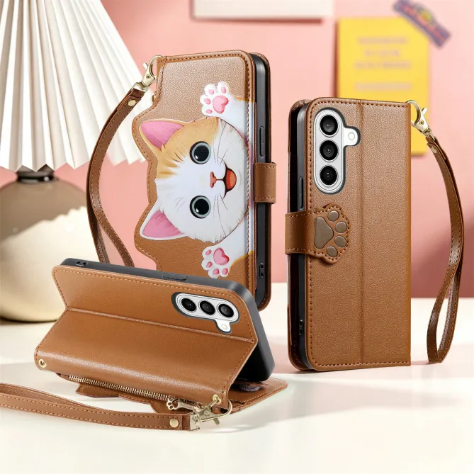 Housse Samsung Galaxy A27 Chaton Espiègle Zippée