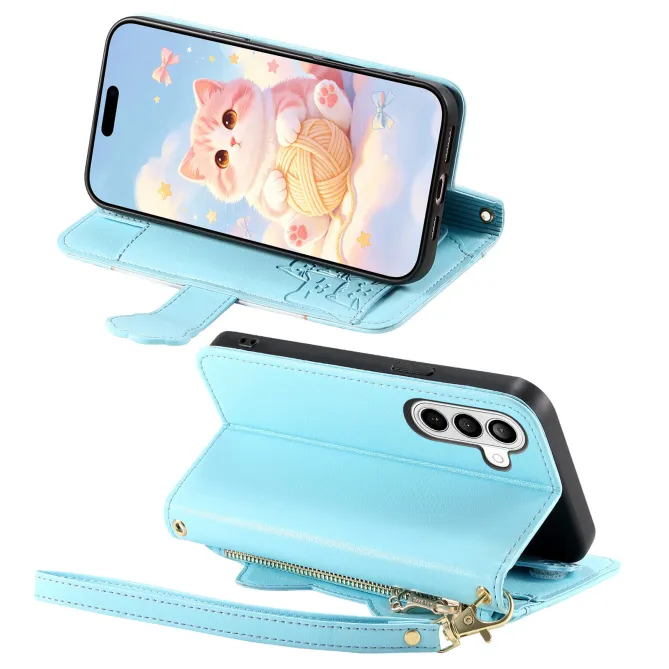 Housse Samsung Galaxy A27 Chaton Espiègle Zippée
