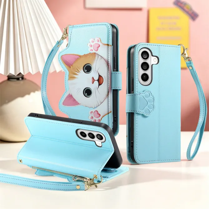 Housse Samsung Galaxy A27 Chaton Espiègle Zippée