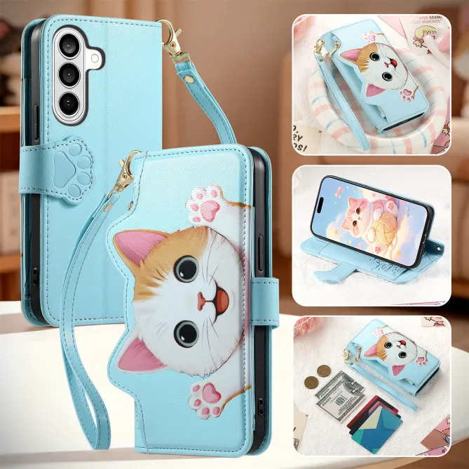 Housse Samsung Galaxy A27 Chaton Espiègle Zippée