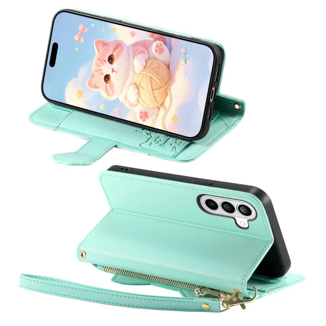 Housse Samsung Galaxy A27 Chaton Espiègle Zippée