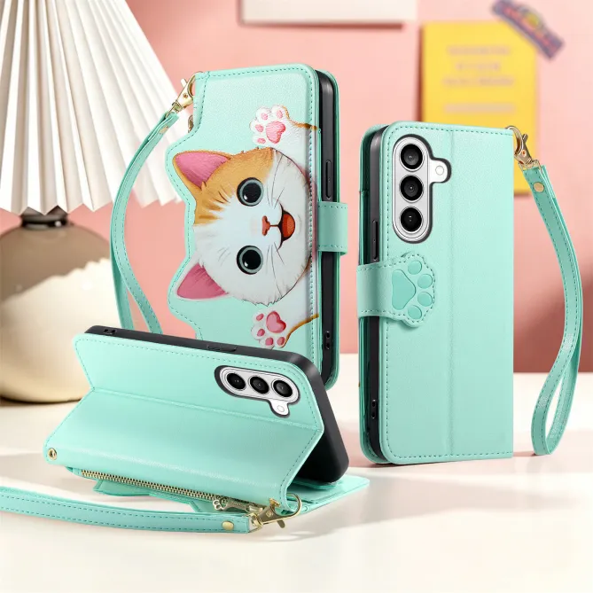 Housse Samsung Galaxy A27 Chaton Espiègle Zippée