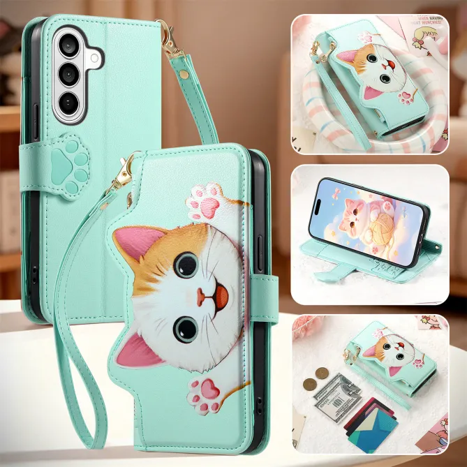 Housse Samsung Galaxy A27 Chaton Espiègle Zippée