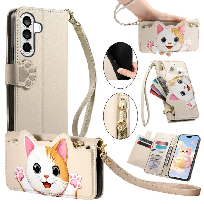 Housse Samsung Galaxy A27 Chaton Espiègle Zippée