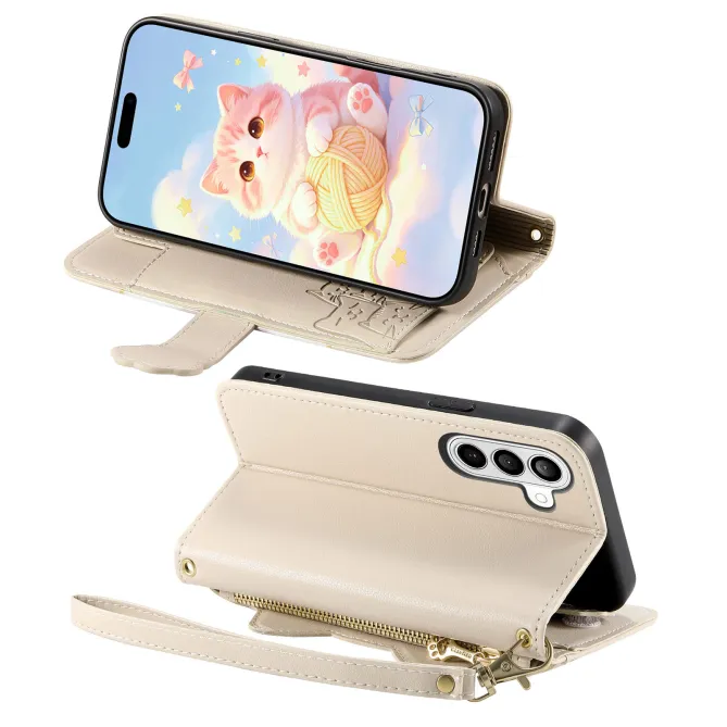 Housse Samsung Galaxy A27 Chaton Espiègle Zippée