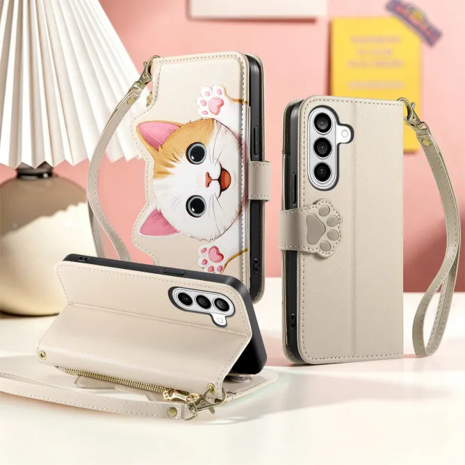 Housse Samsung Galaxy A27 Chaton Espiègle Zippée