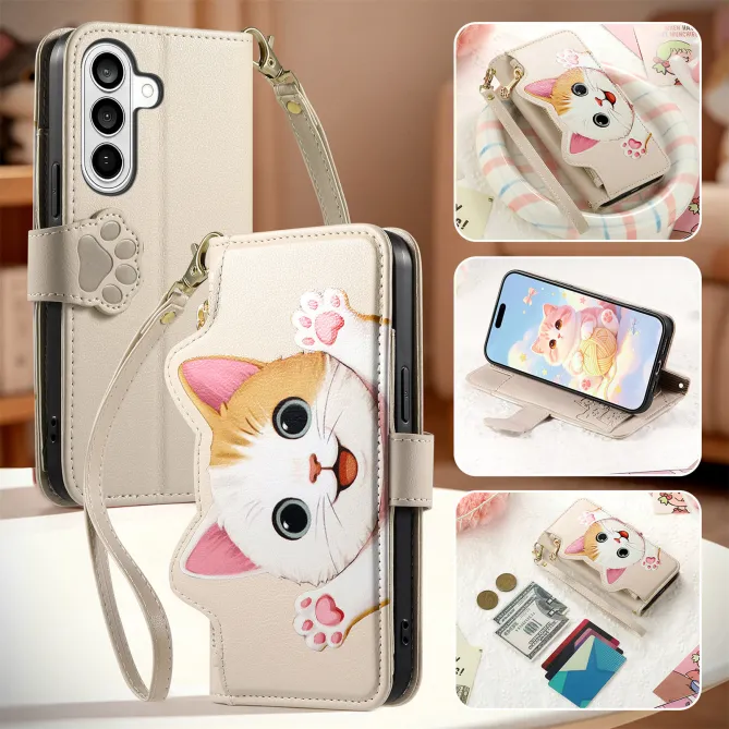 Housse Samsung Galaxy A27 Chaton Espiègle Zippée