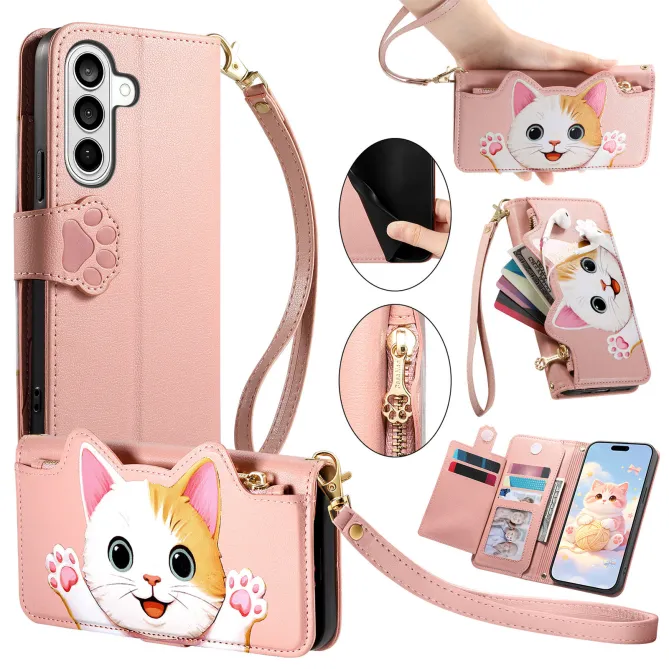 Housse Samsung Galaxy A27 Chaton Espiègle Zippée