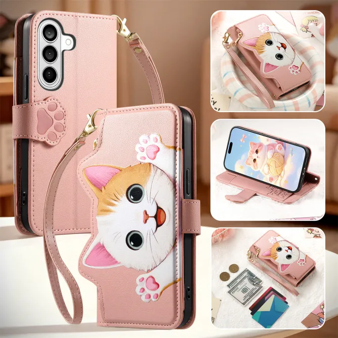 Housse Samsung Galaxy A27 Chaton Espiègle Zippée