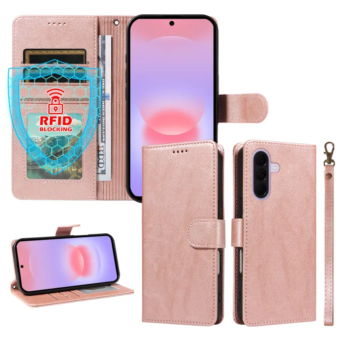 Housse Samsung Galaxy A27 RFID et Dragonne