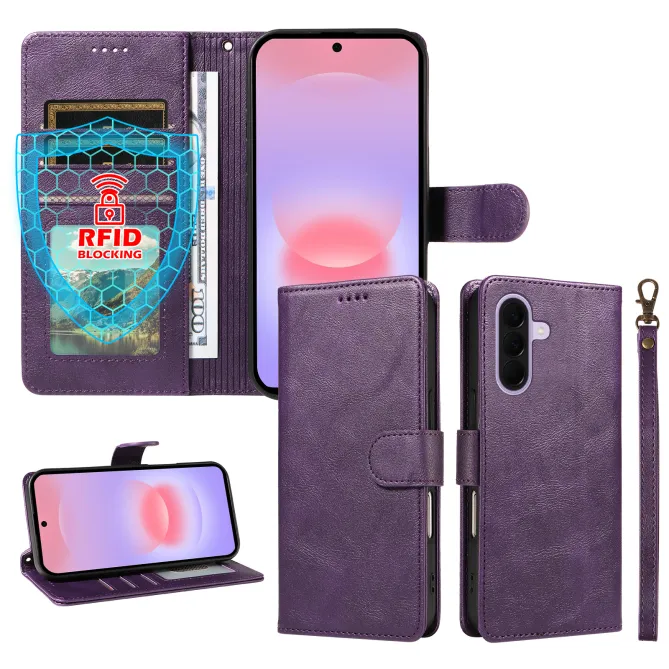 Housse Samsung Galaxy A27 RFID et Dragonne