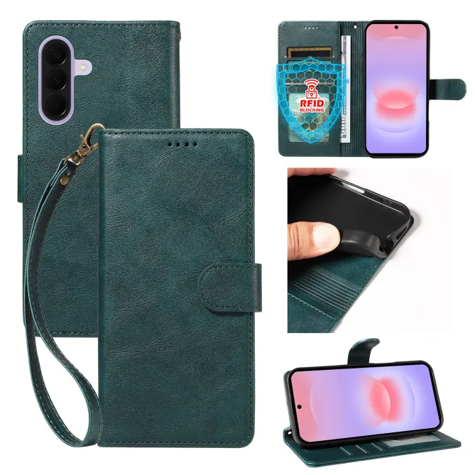 Housse Samsung Galaxy A27 RFID et Dragonne