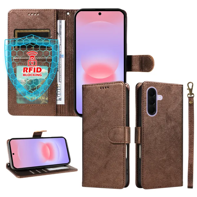 Housse Samsung Galaxy A27 RFID et Dragonne