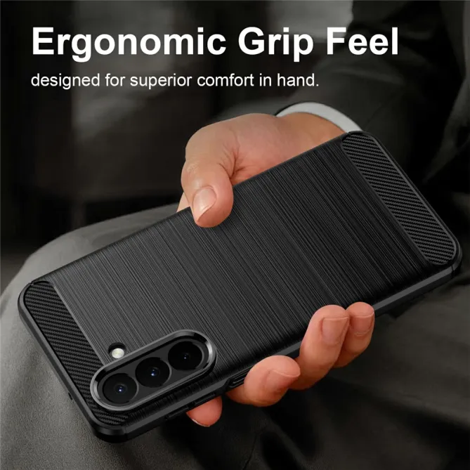 Coque Samsung Galaxy A27 Effet Brossé Carbone